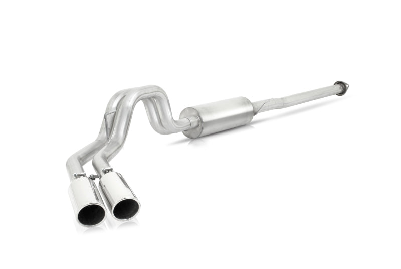 Gibson 15-19 Ford F-150 XL 5.0L 3in/2.5in Cat-Back Dual Sport Exhaust - Stainless Catback Gibson