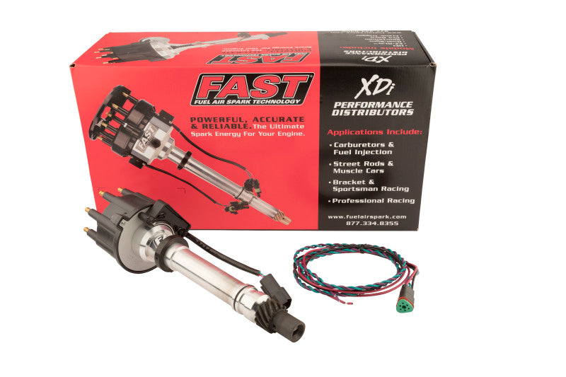 FAST XDi Sportsman Distributor for 55-96 Small/Big Block Chevy - Small Cap Distributors FAST