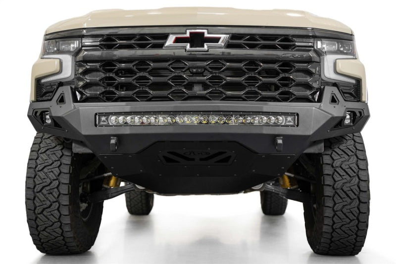 Addictive Desert Designs 2022+ Chevy Silverado 1500 ZR2 Stealth Fighter Front Bumper Bumpers - Steel Addictive Desert Designs
