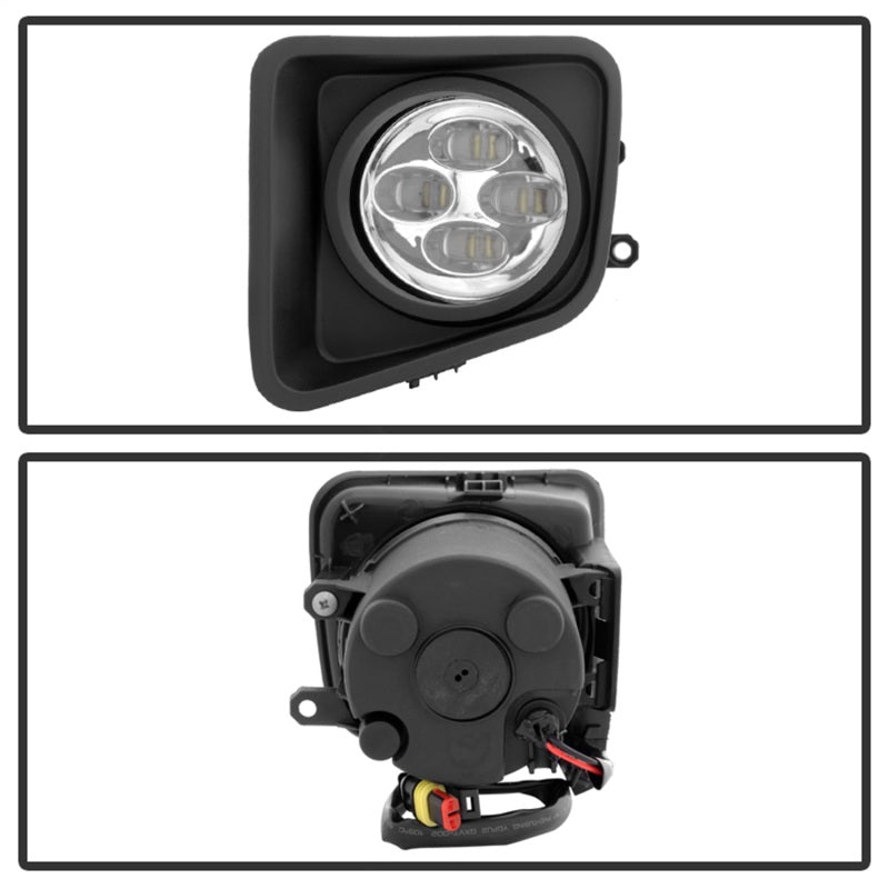 Spyder Toyota Tundra 2014-2016 Daytime DRL LED Running Fog Lights w/Switch Clear FL-DRL-TTU14-C Fog Lights SPYDER