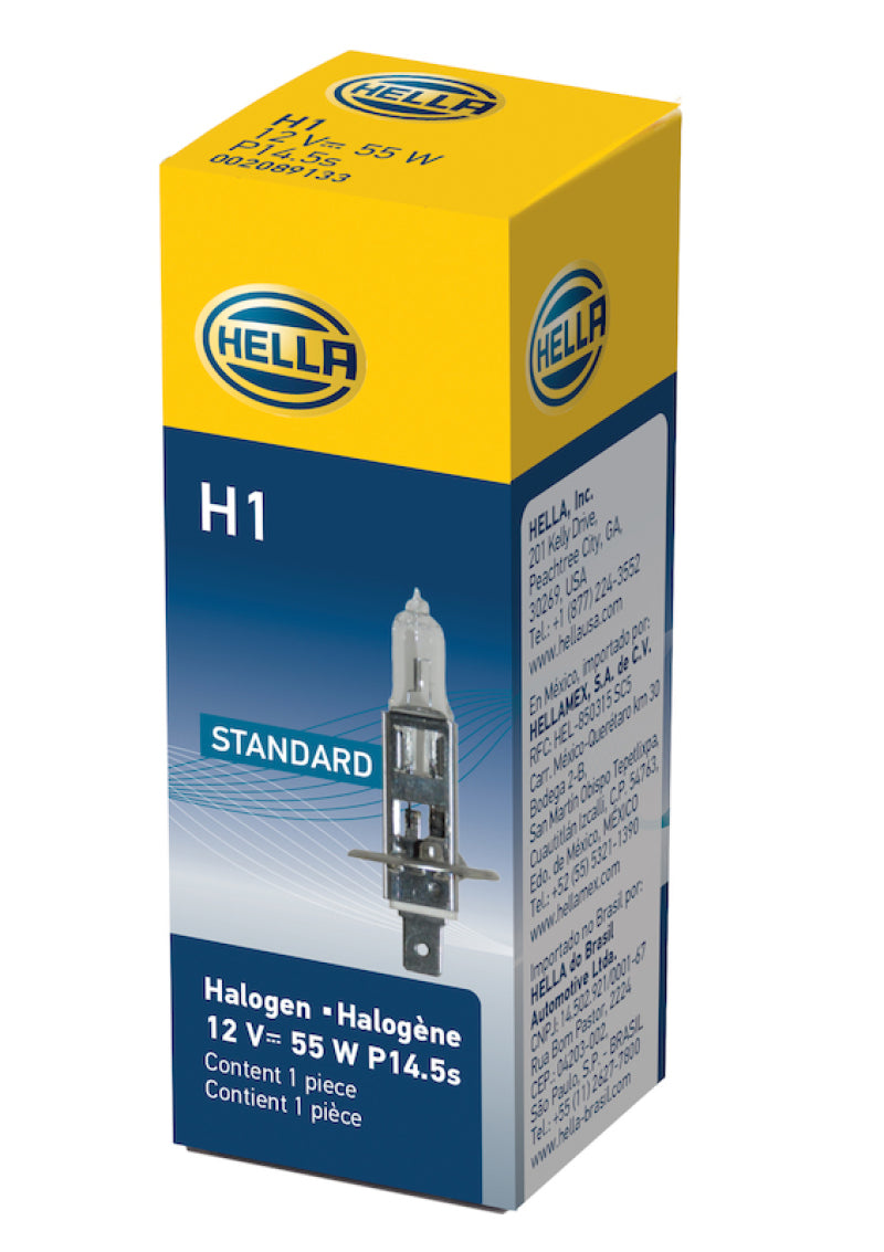 Hella Bulb H1 12V 55W P14.5s T2.5 Bulbs Hella