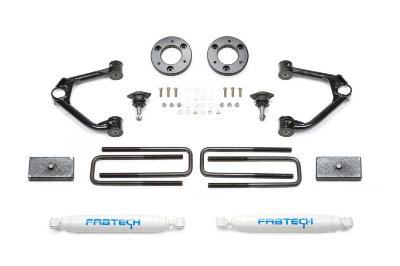 Fabtech 19-20 GM K1500 P/U w/Trail Boss/At4 Pkg 1.5in Budget Sys w/Perf Shks Lift Kits Fabtech