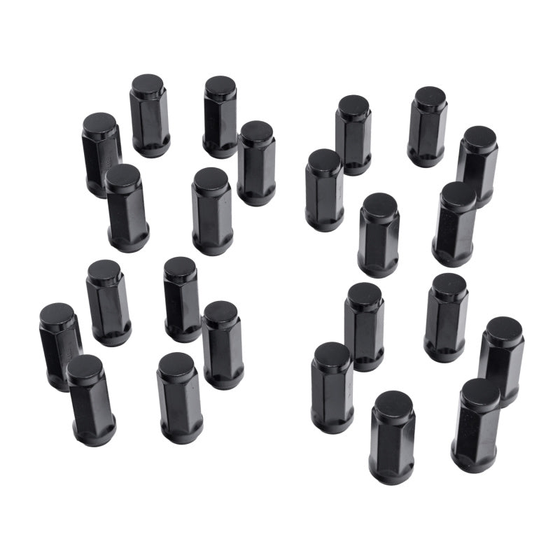 Rugged Ridge Wheel Lock Nut Set 24 Black M14-1.5 Lug Nuts Rugged Ridge