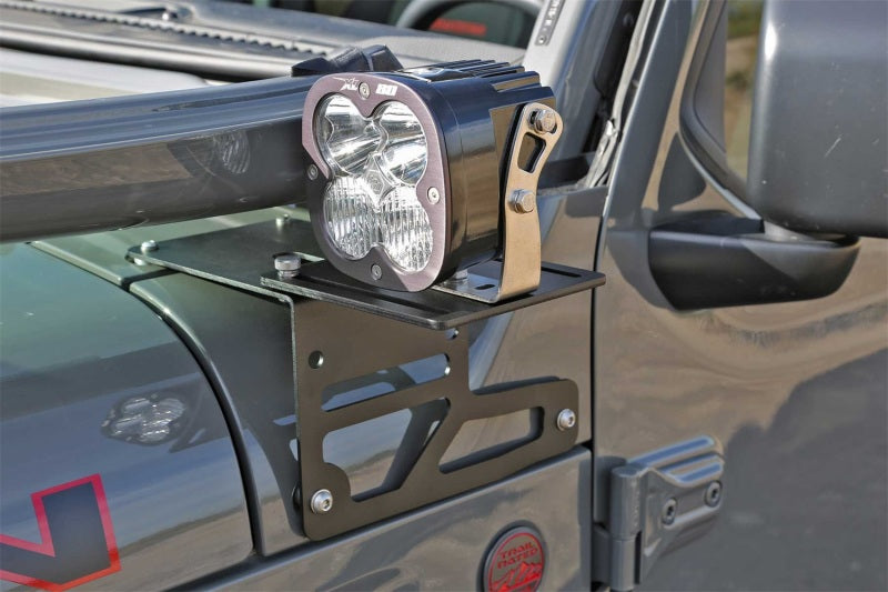 Fabtech 18-21 Jeep JL/JT Light Bracket Kit (Adjustable) Light Mounts Fabtech