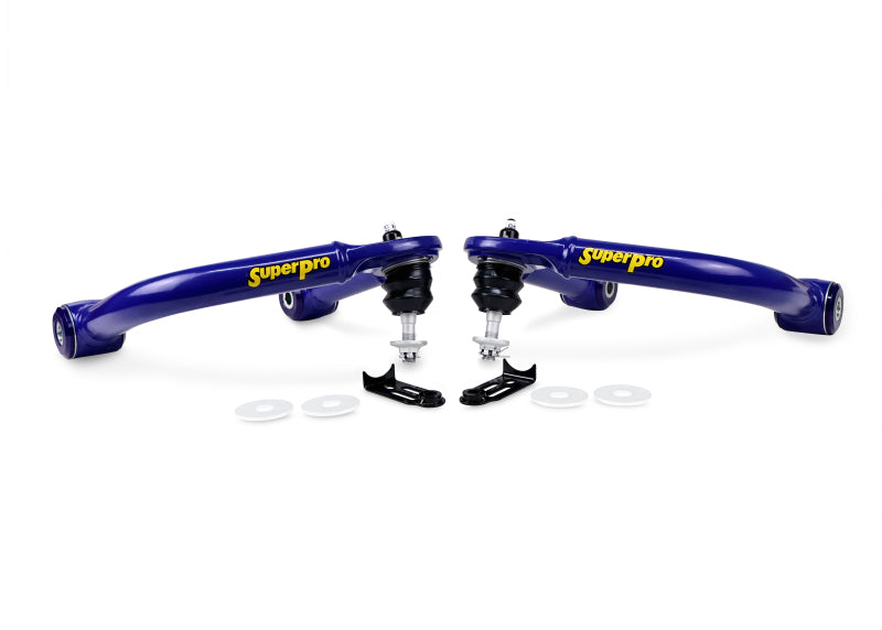 SuperPro 22-23 Toyota Tundra Fixed Offset Front Upper Control Arm Set Control Arms Superpro