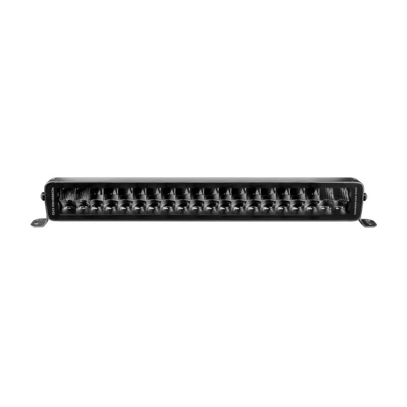 Go Rhino Xplor Blackout Series Dbl Row LED Light Bar (Side/Track Mount) 21.5in. - Blk Light Bars & Cubes Go Rhino