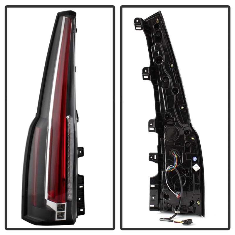 xTune GMC Yukon 15-17 LED Tail Lights (Escalade Style) - Black ALT-JH-GY15-2IN1LED-BK Tail Lights SPYDER