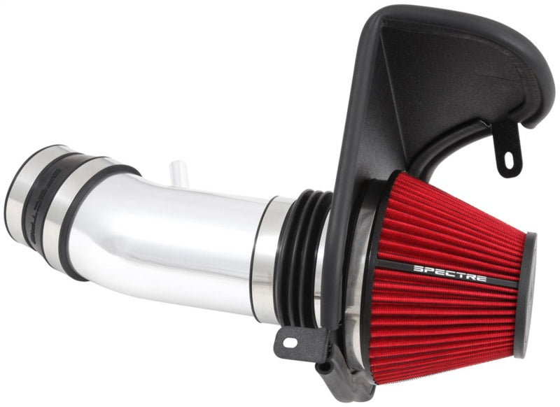 Spectre 11-14 Challenger/Charger V8-6.4L F/I Air Intake Kit - Polished w/Red Filter Cold Air Intakes Spectre