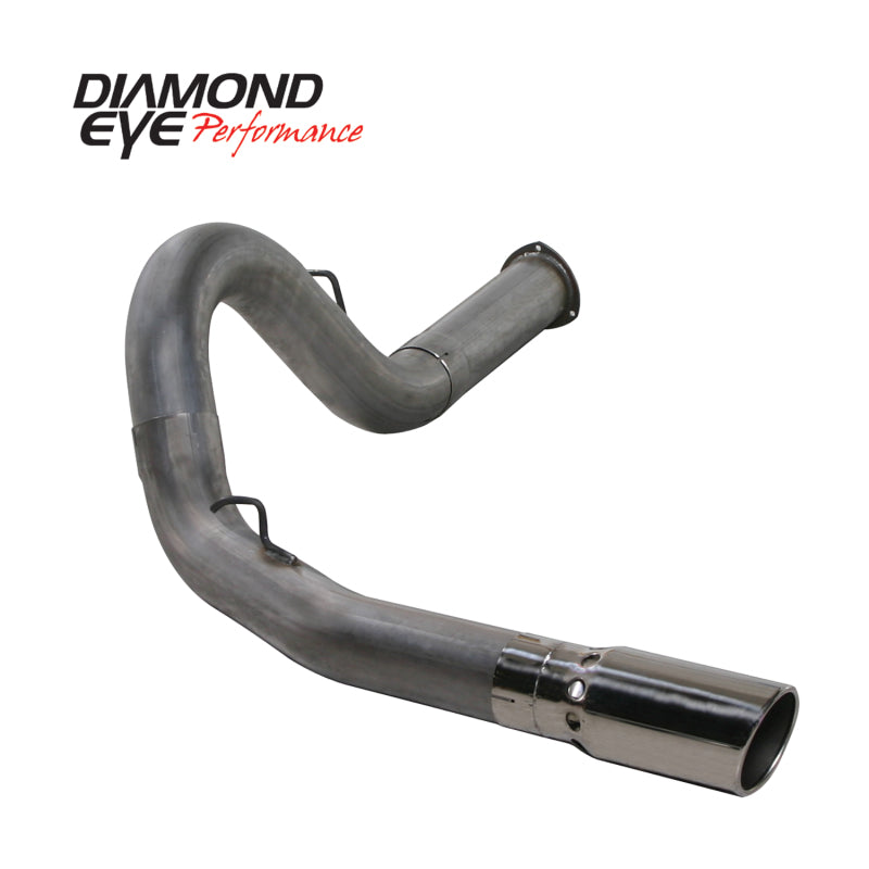 Diamond Eye KIT 5in DPF-BACK Single SS 07.5-08 CHEVY 6 6L 2500/3500 PCKGD BX46X14X14OD EL-PL DPF Back Diamond Eye Performance