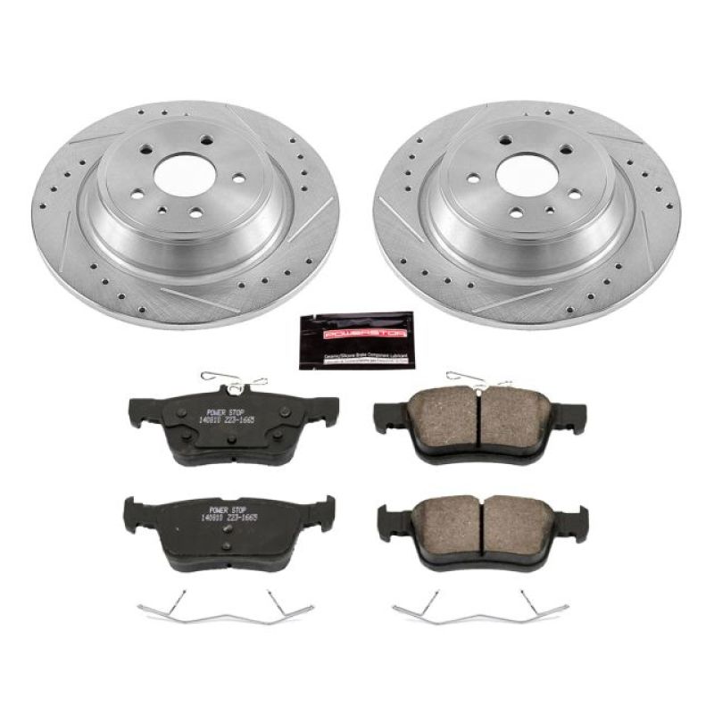 Power Stop 13-19 Ford Fusion Rear Z23 Evolution Sport Brake Kit Brake Kits - Performance D&S PowerStop
