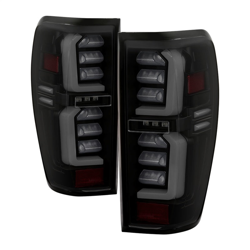 Spyder GMC Sierra 19-20 Incandescent Bulb Model Only LED Tail Lights-Black Smoke ALT-YD-GS19-LED-BSM Tail Lights SPYDER