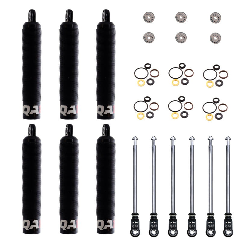 QA1 18.25 Eye-B/Eye-B V-None Dry LD Piston Shock Large Aluminum Coilover 12.38 - 6 Pack Shocks and Struts QA1