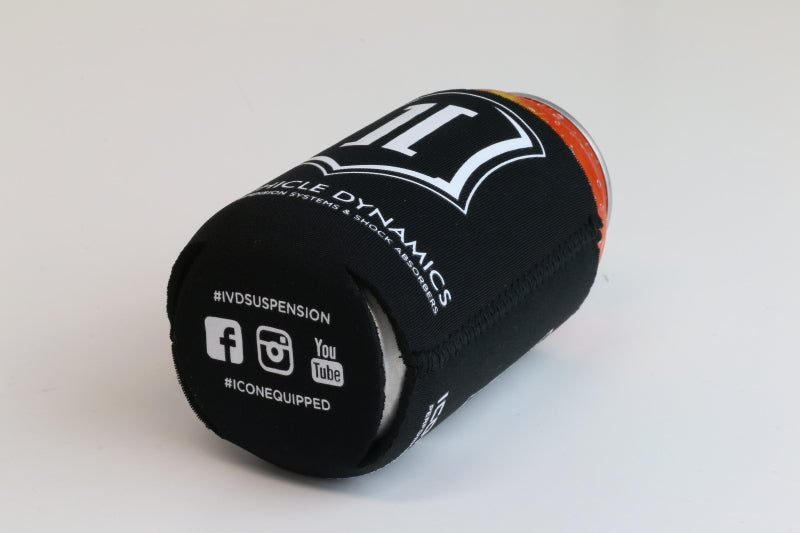 ICON Black Koozie w/Shield Marketing ICON