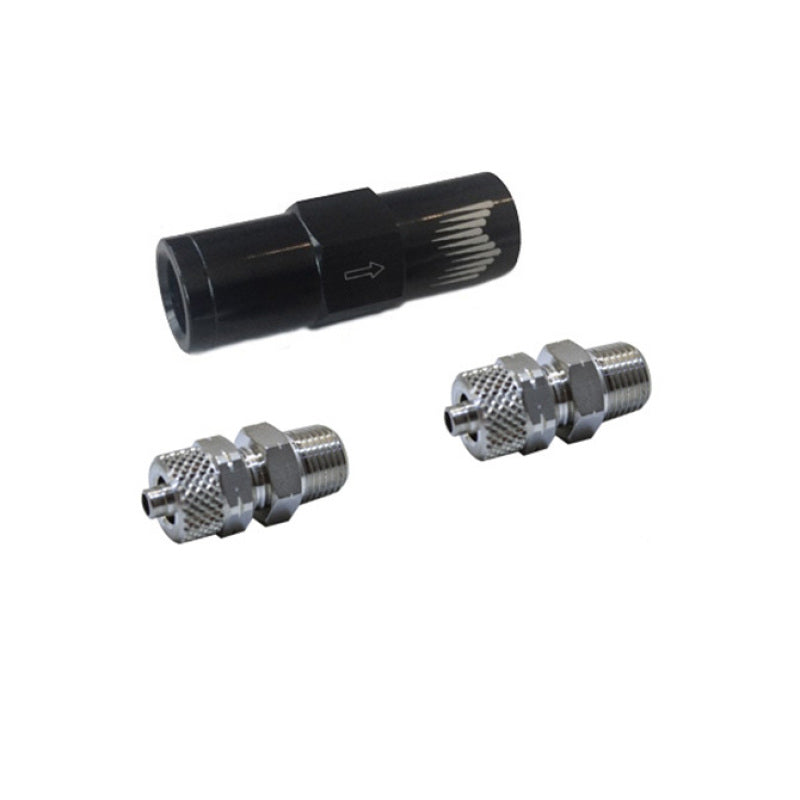 Snow Performance High Flow Water Check Valve Quick-Connect Fittings (For 1/4in. Tubing) Fittings Snow Performance