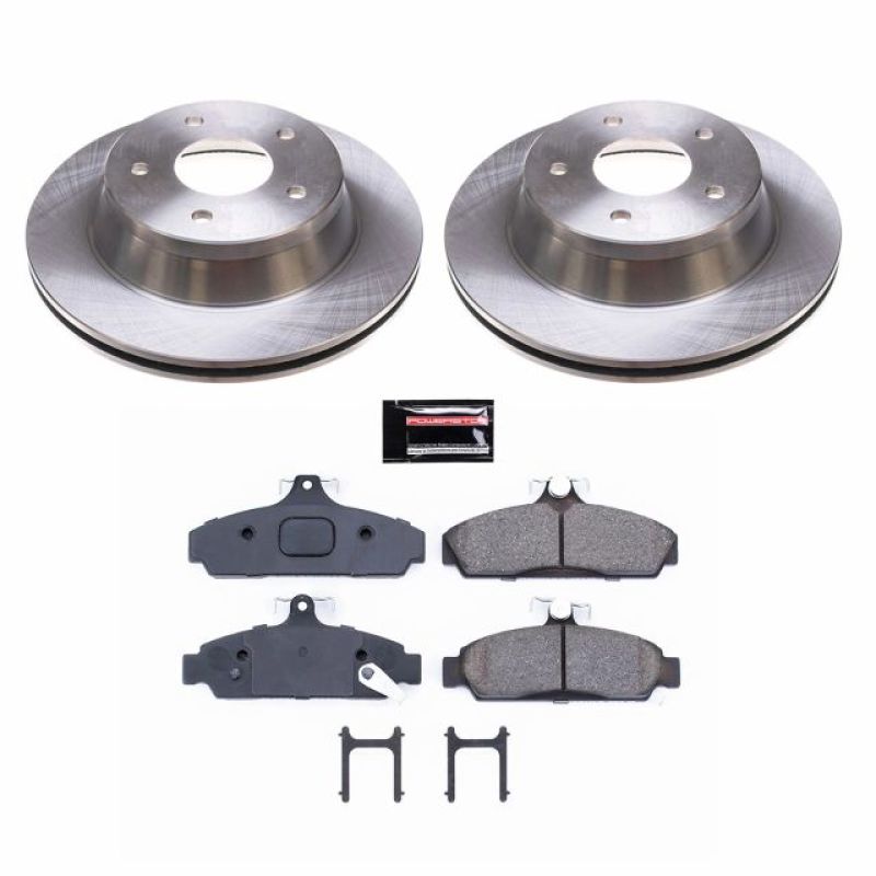 Power Stop 84-87 Chevrolet Corvette Front Autospecialty Brake Kit Brake Kits - OE PowerStop