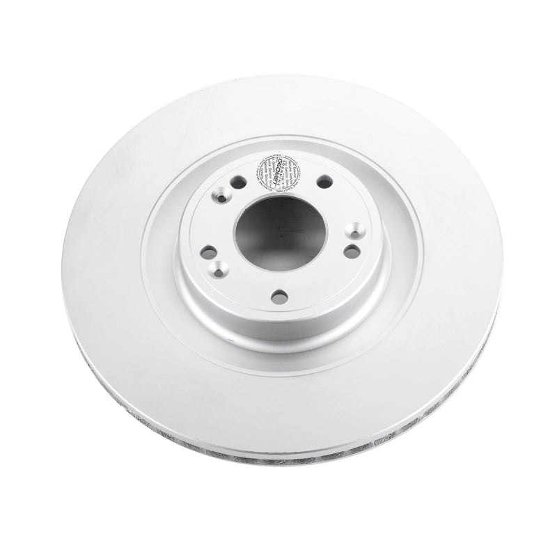 Power Stop 2011 Hyundai Equus Front Evolution Geomet Coated Rotor Brake Rotors - OE - Cryo PowerStop