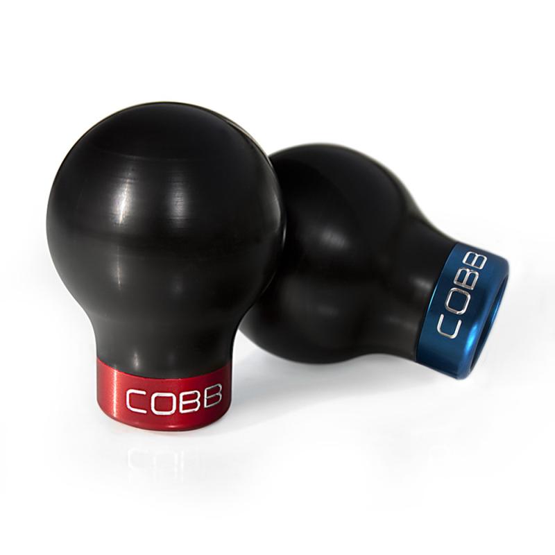 Cobb Ford 13-14 Focus ST/14-15 Fiesta ST White Shift Knob - Black Base Shift Knobs COBB