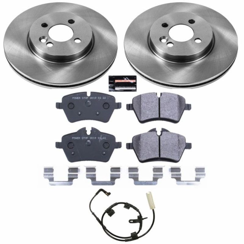 Power Stop 07-10 Mini Cooper Front Track Day SPEC Brake Kit Brake Kits - Performance Blank PowerStop