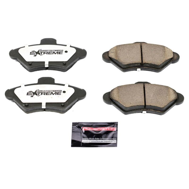 Power Stop 94-98 Ford Mustang Front Z26 Extreme Street Brake Pads w/Hardware Brake Pads - Performance PowerStop