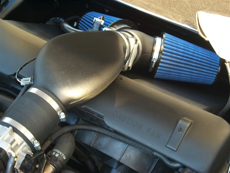 Volant 01-04 Chevrolet Corvette 5.7L Blue Recharger Pro5 Open Element Air Intake System Cold Air Intakes Volant