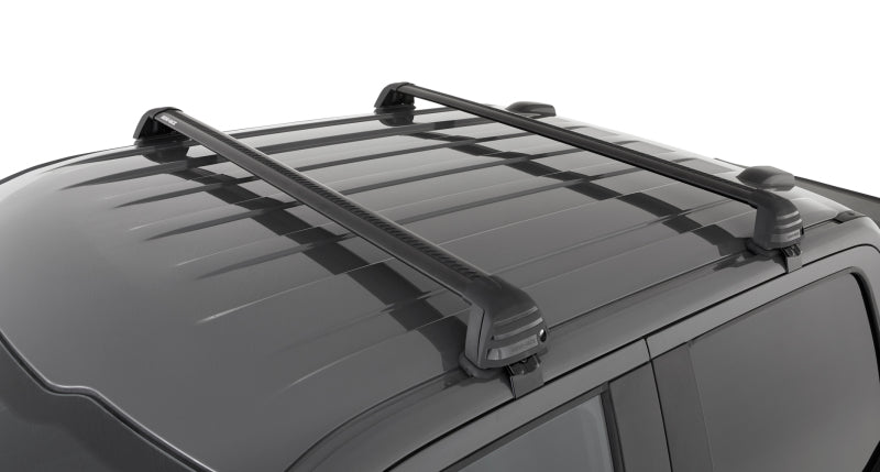 Rhino-Rack 04-08 Ford F150 Supercrew Vortex ROC25 Flush 2 Bar Roof Rack - Black Roof Rack Rhino-Rack
