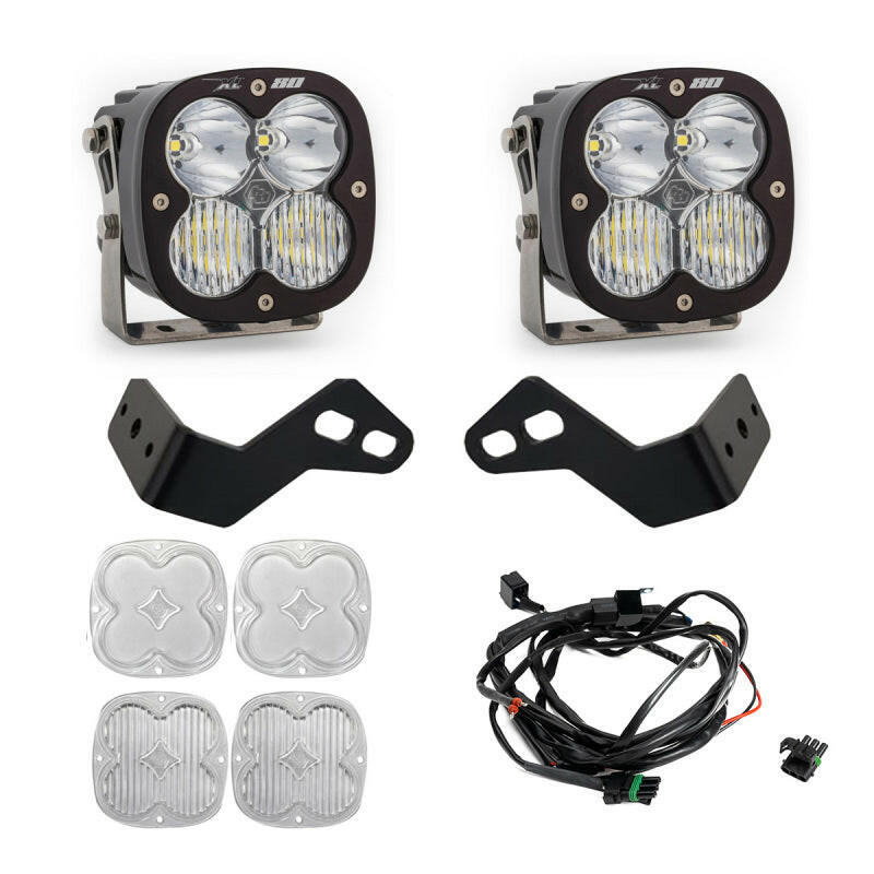 Baja Designs Can-Am Maverick R XL80 A-Pillar Kit Light Bars & Cubes Baja Designs