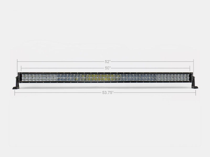 Cali Raised 52 Curved 5D Dual Row 5D Optic Osram Led Bar - Spot Light Bars & Cubes Cali Raised LED