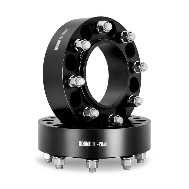 Mishimoto Wheel Spacers 8x180 124.1 50 M14 Black Wheel Spacers & Adapters Mishimoto