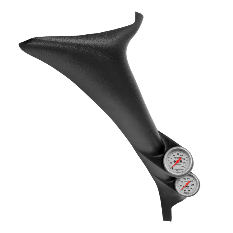 Autometer 99-07 Ford Powerstroke/SD Black Dual Pillar Ultra-Lite Gauge Kit Gauges AutoMeter