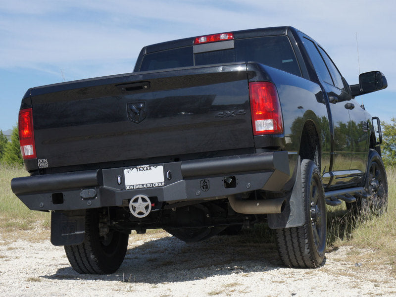 Road Armor 10-18 Dodge 2500 Vaquero Rear Non-Winch Bumper - Tex Blk Bumpers - Steel Road Armor