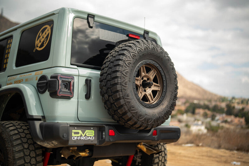 DV8 Offroad 18-25 Jeep Wrangler JL Spare Tire Carrier Chase Racks DV8 Offroad