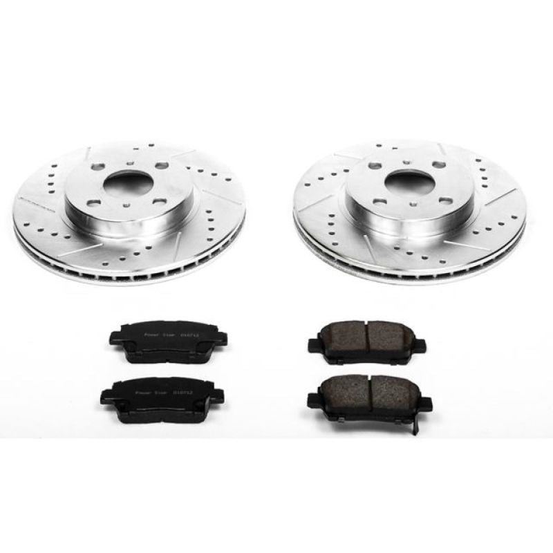 Power Stop 01-05 Toyota Echo Front Z23 Evolution Sport Brake Kit Brake Kits - Performance D&S PowerStop