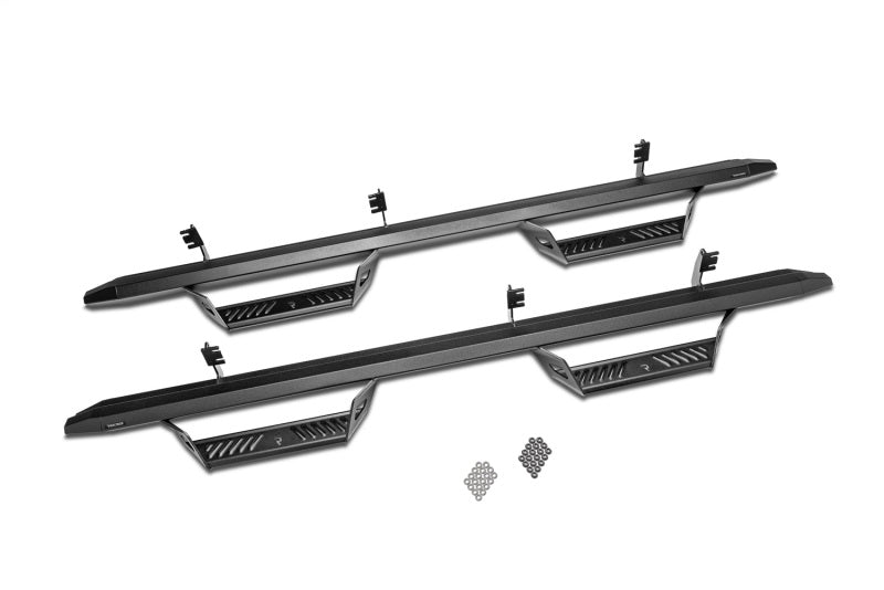 N-Fab 2022 Nissan Frontier CC (All Beds) Predator PRO Step System - Cab Length - Tex. Black Nerf Bars N-Fab