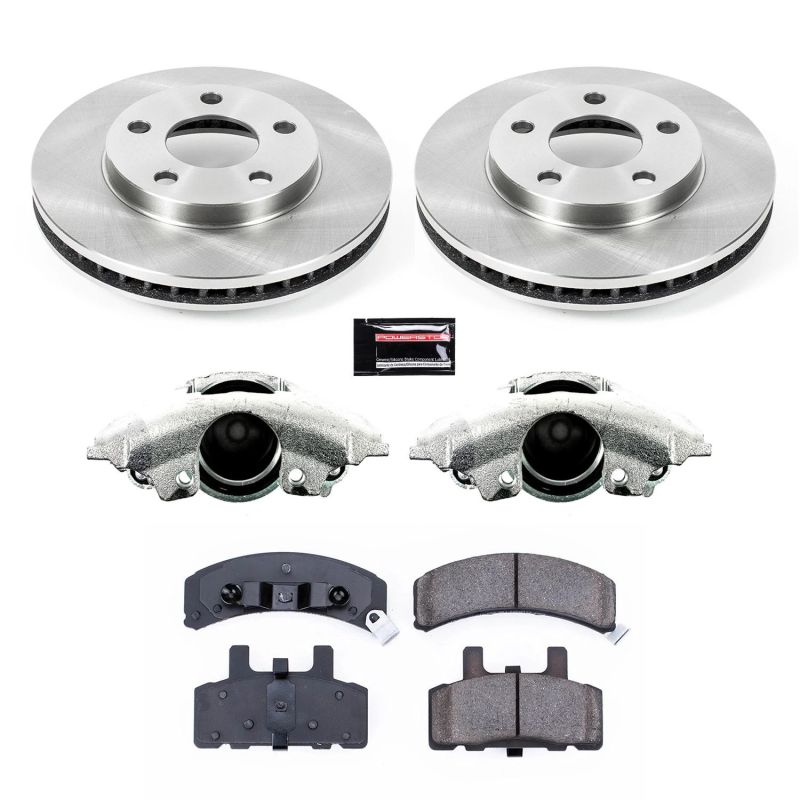 Power Stop 91-93 Cadillac Commercial Chassis Front Autospecialty Brake Kit w/Calipers Brake Kits - OE PowerStop