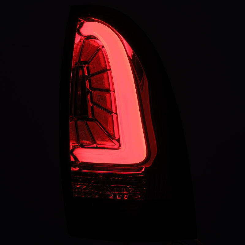 AlphaRex 05-15 Toyota Tacoma PRO-Series LED Tail Lights Red Smoke Tail Lights AlphaRex