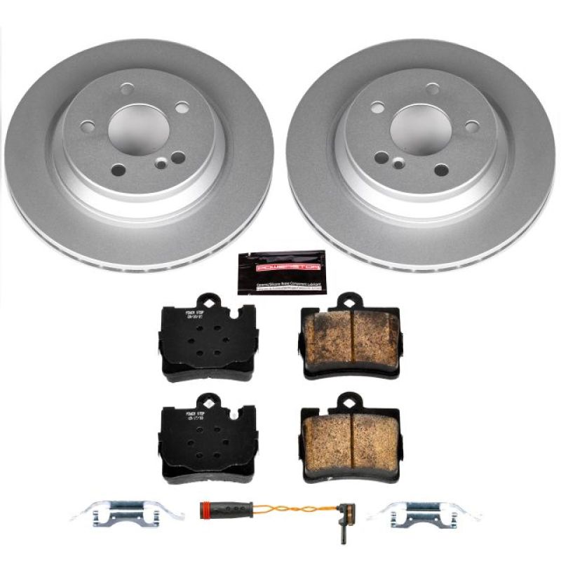 Power Stop 00-03 Mercedes-Benz CL500 Rear Z23 Evolution Sport Coated Brake Kit Brake Kits - Performance D&S PowerStop