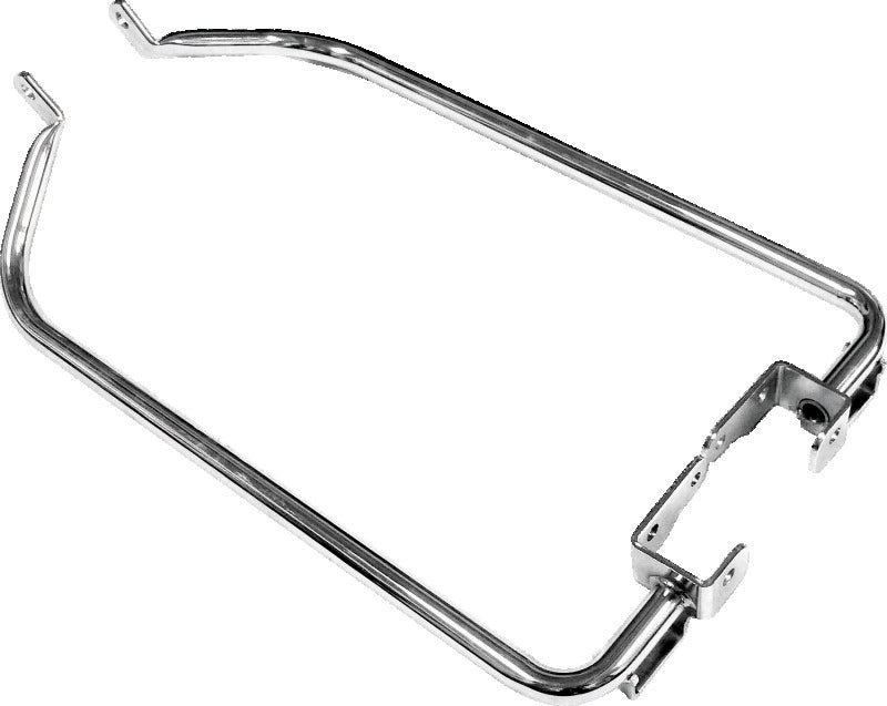 Bikers Choice 14-17 FLH FLT Chrome Saddlebag Support Bracket Bags - Saddlebags Bikers Choice