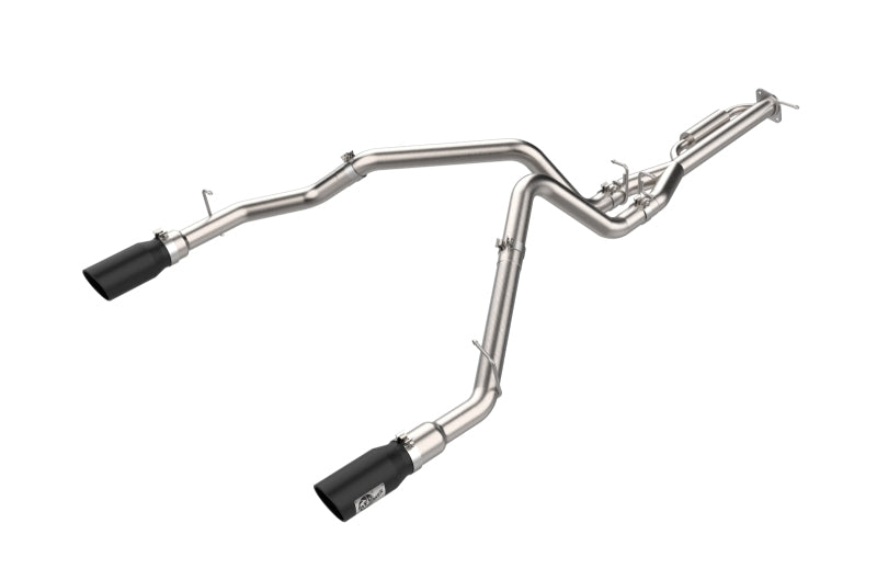 aFe Vulcan Series Cat-Back Exhaust System RAM 1500 2025 V6-3.0L (tt)- Black Tips Catback aFe