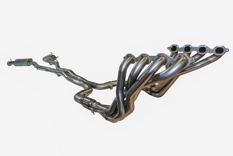 Kooks 16-22 Chevrolet Camaro SS 1 7/8in Headers w/ GREEN Exhaust Kit Black Quad Tips Headers & Manifolds Kooks Headers