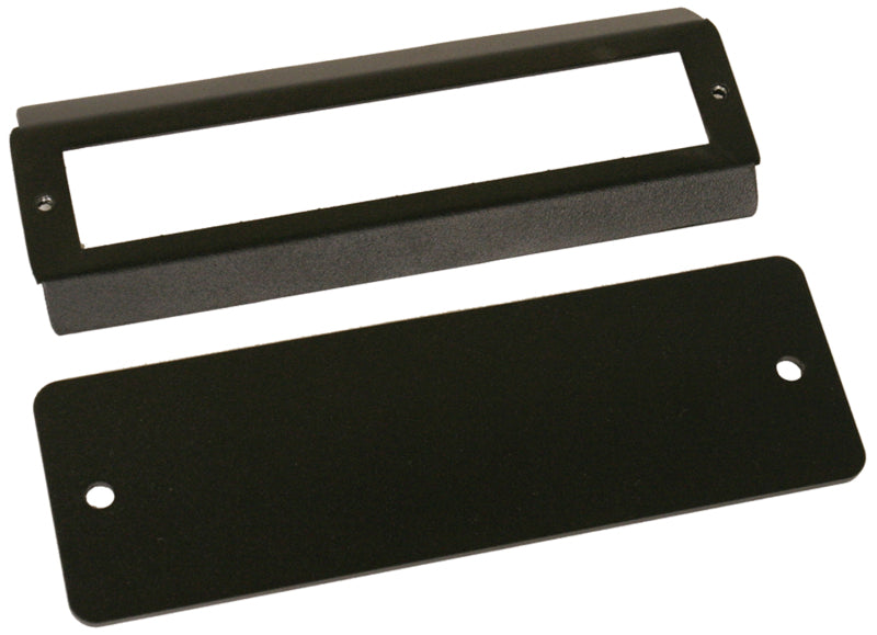 Tuffy Stereo Dash Cutout Cover Plate- Black Cargo Boxes & Bags Tuffy Products