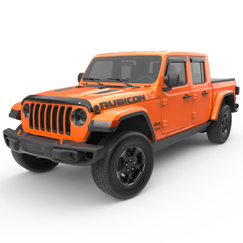 EGR Jeep 2018+ Wrangler / 2020+ Gladiator Superguard Hood Shield - Dark Smoke (305251) Hood Deflectors EGR
