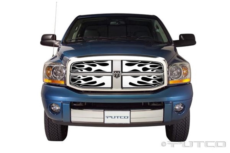 Putco 06-08 Ram 1500/2500/3500- Replacement Flaming Inferno Stainless Steel Grille Grilles Putco