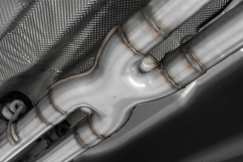 MBRP 20-21 Ford Explorer ST 3.0L Ecoboost SS 2.5in Dual Rear Exit w/ Carbon Fiber Quad Tips - T304 Catback MBRP