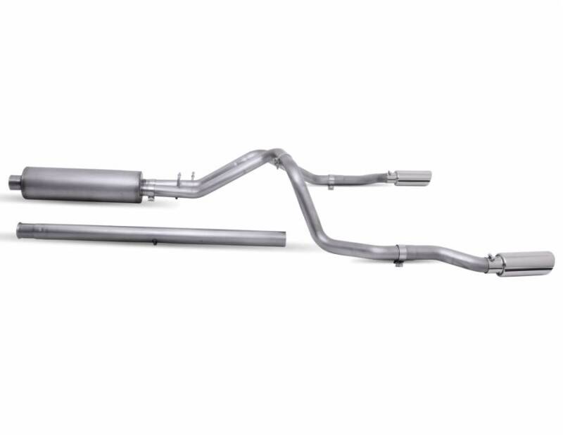 Gibson 19-23 Silverado/GMC Sierra 1500 5.3L Crew Cab Cat-Back Dual Extreme Exhaust Catback Gibson