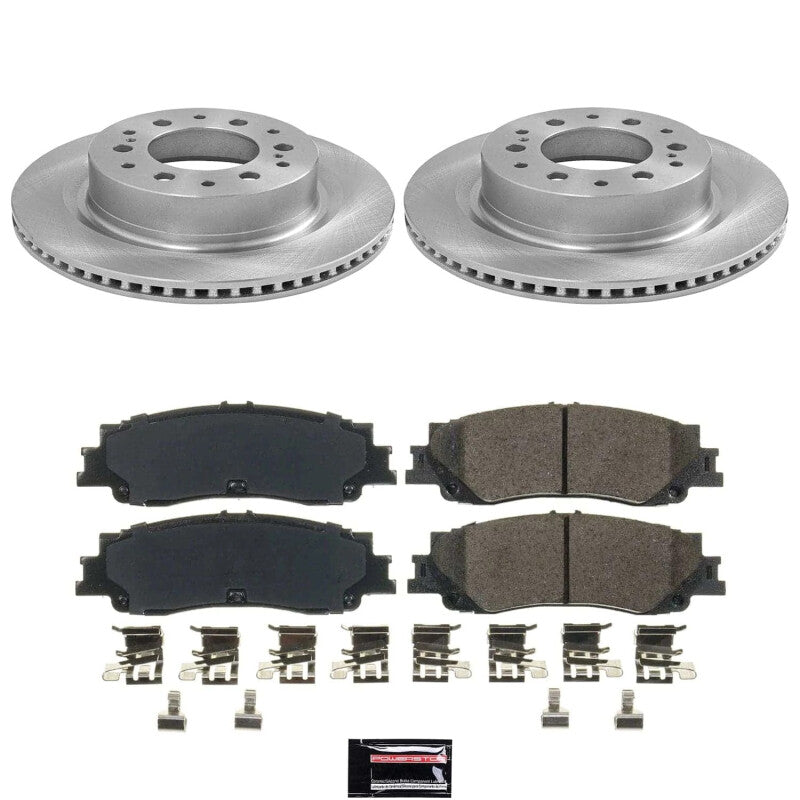 Power Stop 23-24 Toyota Sequoia Rear Autospecialty Brake Kit Brake Kits - OE PowerStop