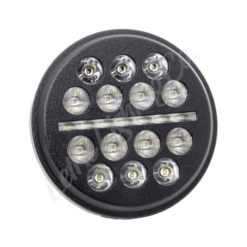 Letric Lighting 5.75in LED Black Buck-Shot Style Mini-Multi Headlight Headlights Letric Lighting