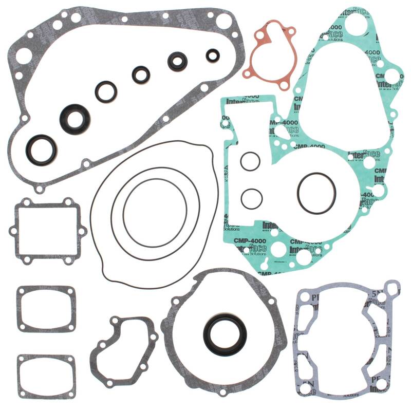 Vertex Gaskets 92-93 Suzuki RM250 Complete Gasket Kit w/ Oil Seals Engine Hardware Vertex Pistons