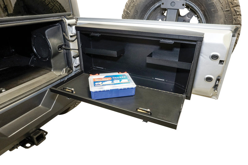 Tuffy Jeep Wrangler Tailgate Lockbox W/Combo Lock Cargo Boxes & Bags Tuffy Products