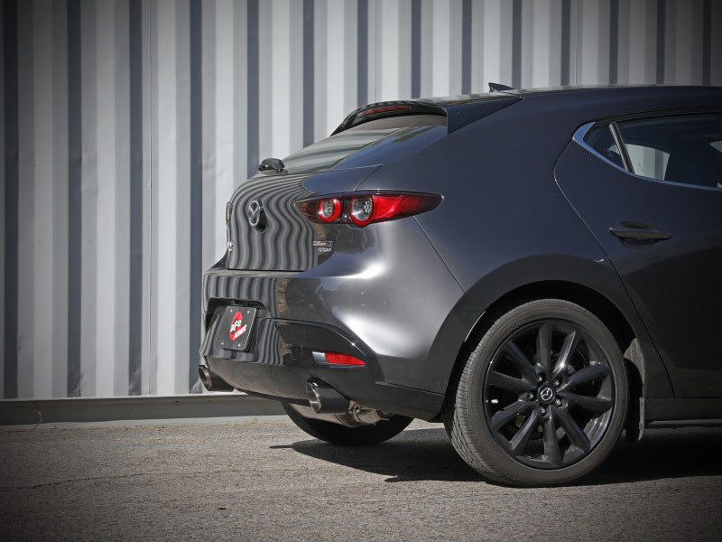 aFe 19-22 Mazda 3 L4 2.5L Takeda 3in to 2-1/2in 304 SS Axle-Back Exhaust w/ Carbon Fiber Tip Axle Back aFe