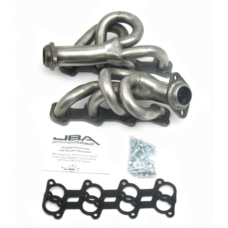 JBA 97-03 Ford F-150 4.6L 2V 1-1/2in Primary Raw 409SS Cat4Ward Header Headers & Manifolds JBA
